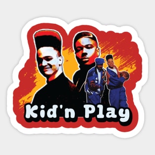 Kid 'n Play // 90s Hip Hop Style Sticker